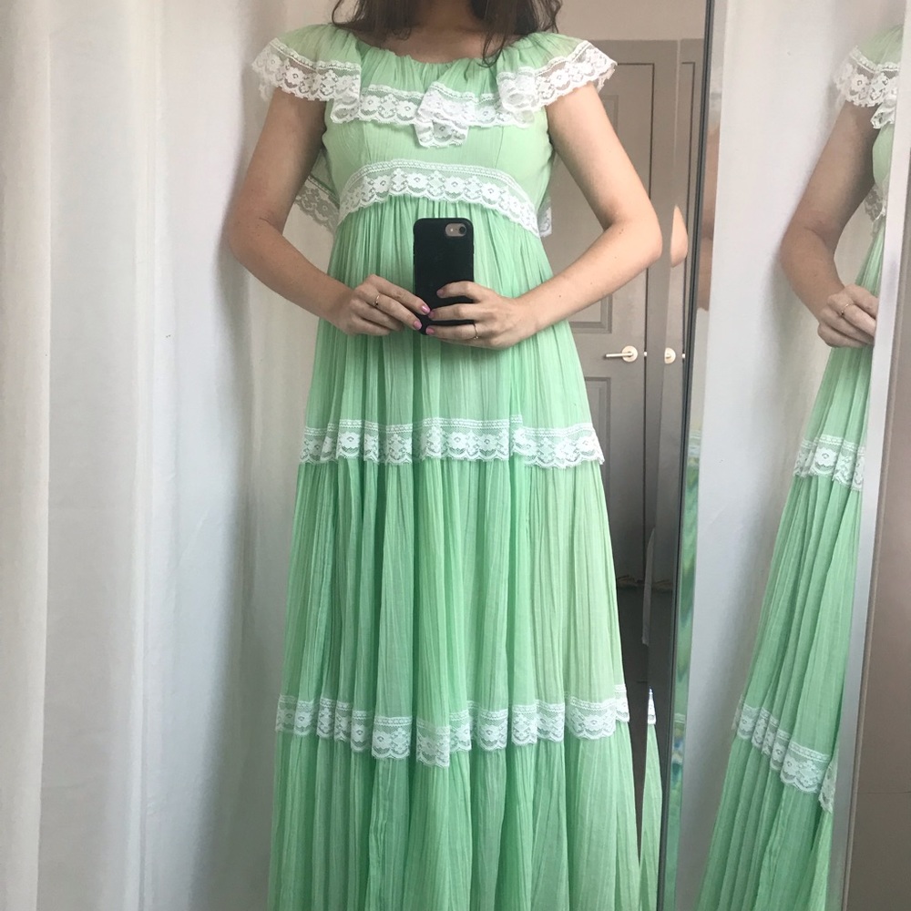 Vintage 70s prairie dress